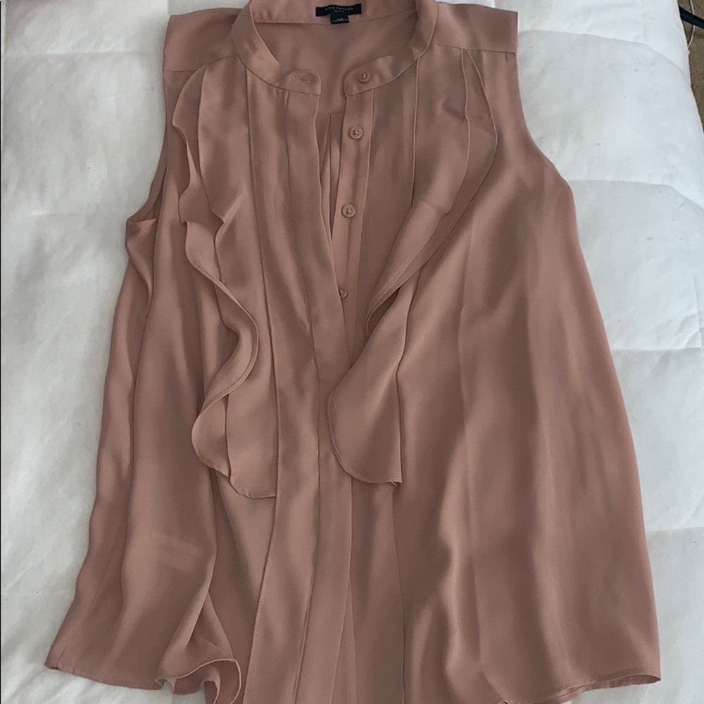 Ann Taylor Button Up Tank